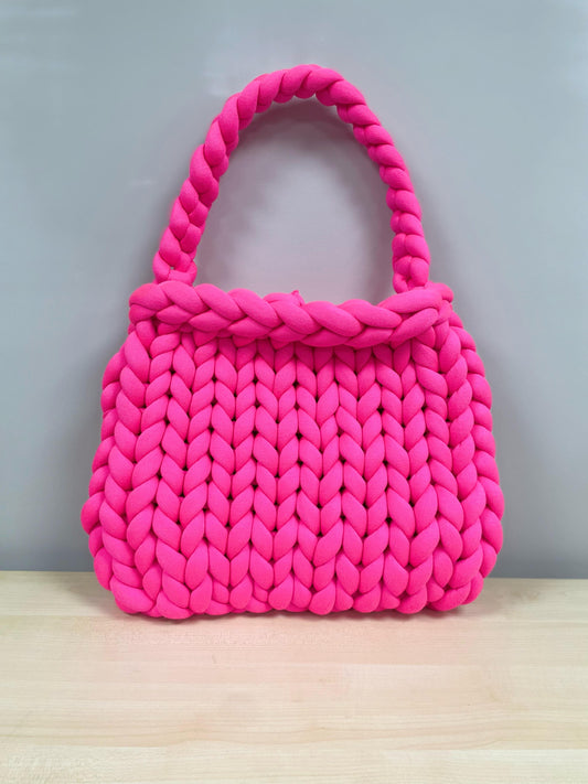 Hand Knitted Chunky Bag
